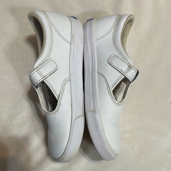 Keds White Leather t-strap Mary Jane  size 11.5 - Picture 2 of 5